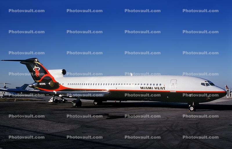 N727NK, Miami Heat Team Plane, Boeing 727-212, JT8D-17, JT8D, 727-200 series