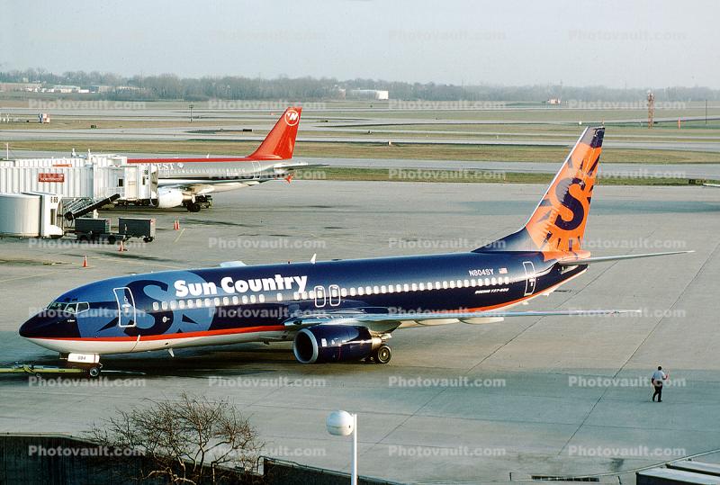 N804sy Sun Country Airlines Boeing 737 8q8 737 800 Series