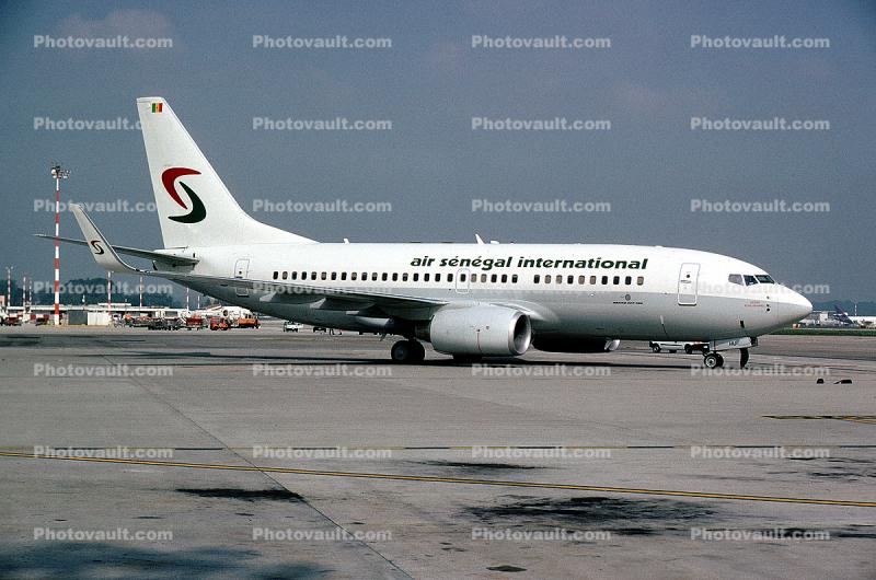 6V-AHO, Air Senegal International, Boeing 737-7BX, 737-700 series, CFM56-7B24, CFM56