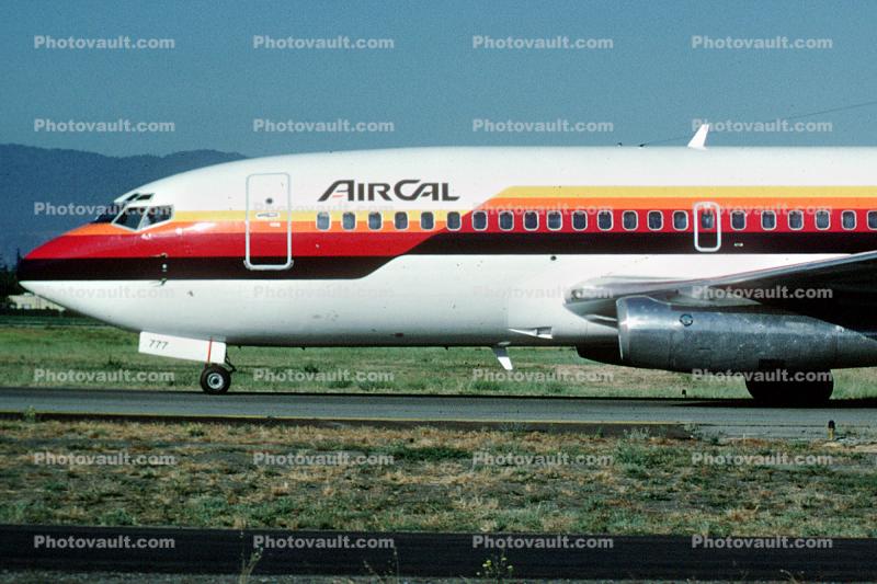 EI-BDY, AirCal, Boeing 737-2E1, 737-200 series, JT8D-9A, JT8D