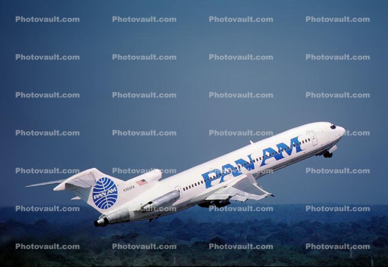 N368PA, Taking-off, Boeing 727-221, JT8D s3, JT8D, 727-200 series
