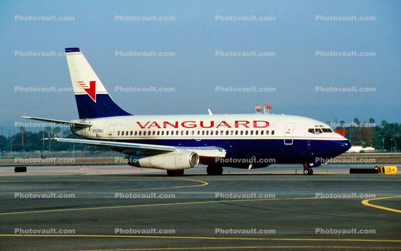 N126NJ, Boeing 737-2B7, Vanguard Airlines, 737-200 series