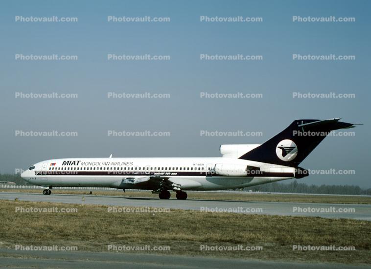 MT-1054, Boeing 727-281, MIAT, Mongolian Airlines, JT8D-9A, JT8D, 727-200 series