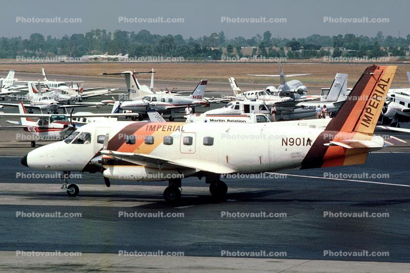 N901A, Imperial, Embraer EMB-110P1 Bandeirante, PT6A, PT6A-34
