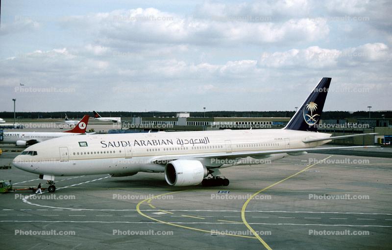 HZ-AKA, Boeing 777-268ER, Saudi Arabian Airlines, GE90-90B, GE90