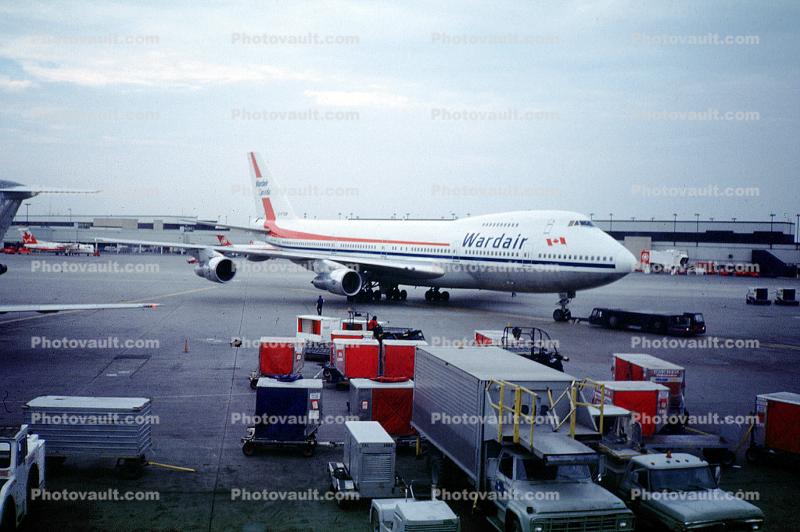 C-FTOB, Boeing 747-133, 747-100 series, JT9D-7AH, JT9D, August 1989