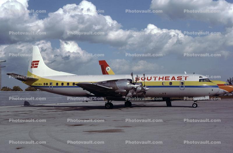 N423MA, Southeast Airlines, Lockheed L-188CF Electra