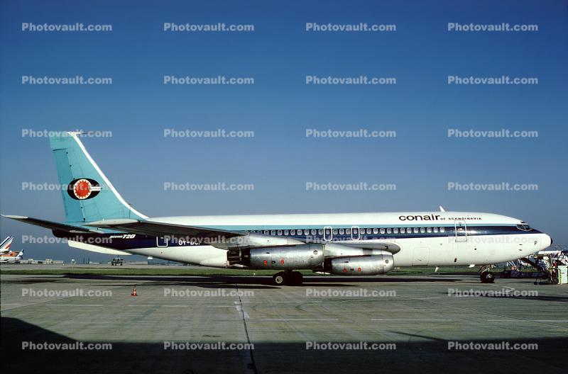 OY-DSP, Boeing 720-025, Conair of Scandinavia, July 1982
