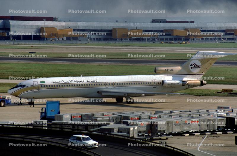 5A-DIE, Boeing 727-2L5, JT8D-15, JT8D, Libyan Arab Airlines