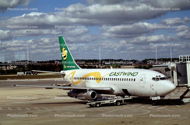 N220US, Eastwind Airlines, Boeing 737-201, JT8D-9A, JT8D, 737-200 series