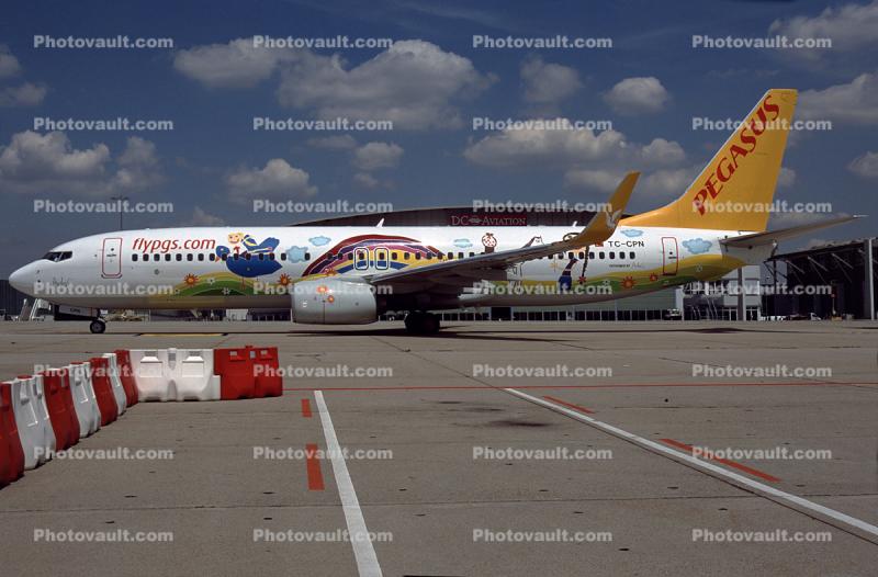 TC-CPN, Boeing 737-85R (WL), 737-800 series, Pegasus Airlines, Cartoon