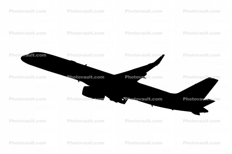 Boeing 757-223 silhouette