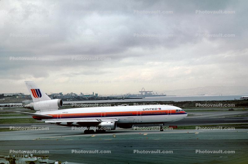 N1812U, United Airlines UAL, Douglas DC-10-10, CF6-6D, CF6