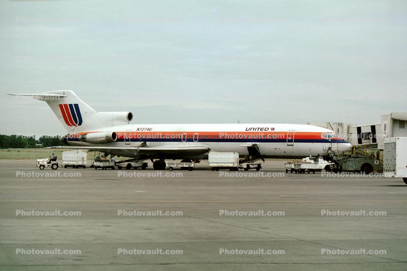 N7274U, Boeing 727-222, United Airlines UAL