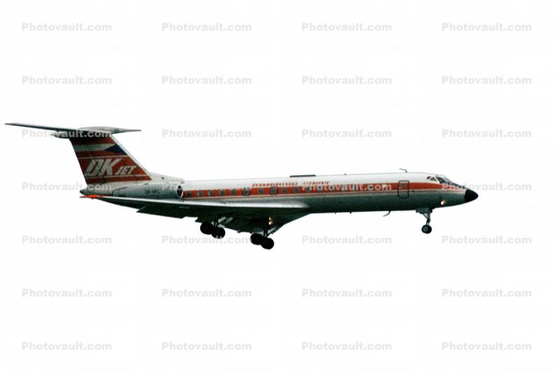 Tupolev Tu-134 photo-object, cutout