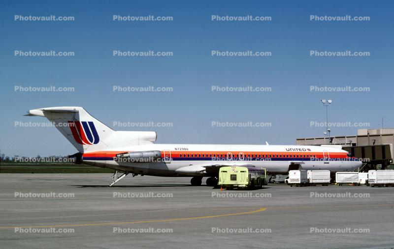 N7298U, Boeing 727-222, Sacramento