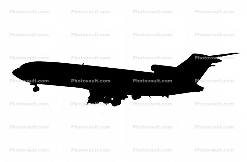 Boeing 727-2M7 silhouette