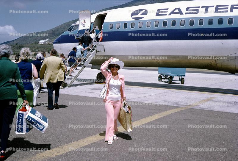 Woman in a Pink Pantsuit, March 1974, 1970s