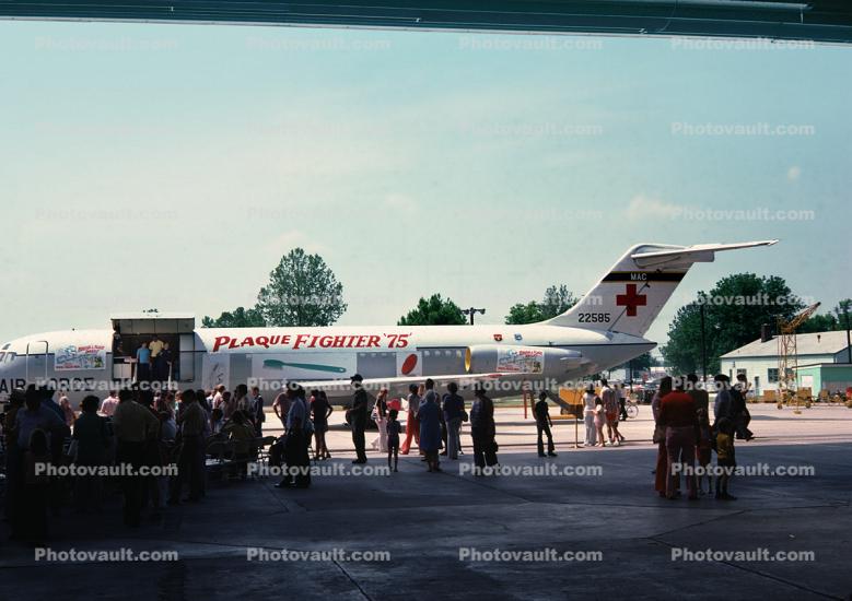 67-22585, USAF Plaque Fighter 75, C-9A Skytrain II, DC-9-32CF, 22585