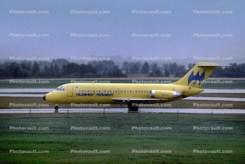 N9348, DC-9-15, Hughes Airwest, Edmonton Canada