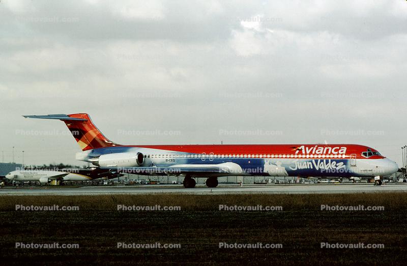 EI-CEQ, Avianca, Juan Vladez, MD-83