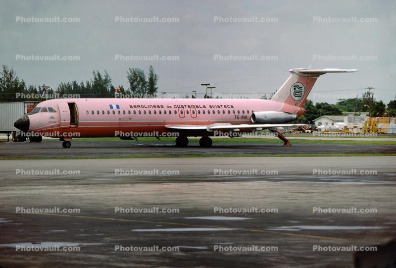 TG-AVA, Aerolineas de Guatemala Aviateca, BAC 111-518FG, Zaculeu