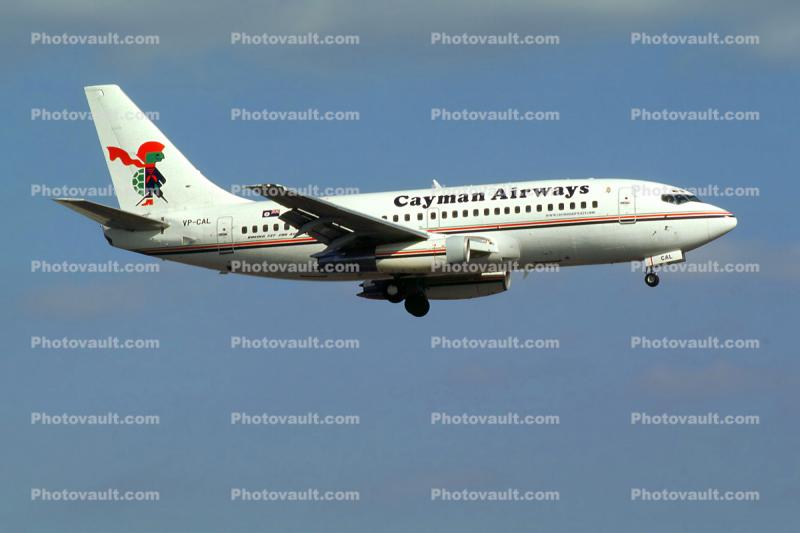 VP-CAL, Cayman Airways, Boeing 737-205, 737-200 series