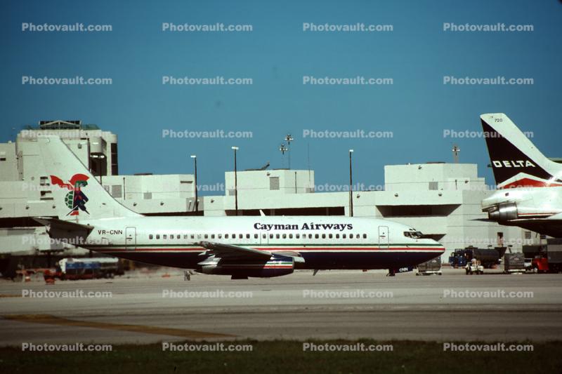 VR-CNN, Cayman Airways, Boeing 737-2Q8, 737-200 series, JT8D
