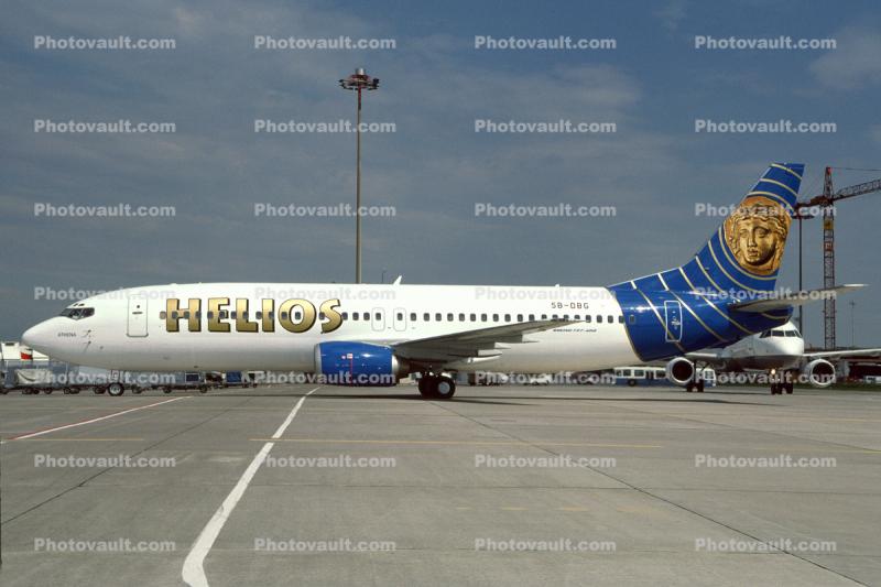 5B-DBG, Helios, Boeing 737-4Y0, 737-400 series, Athena