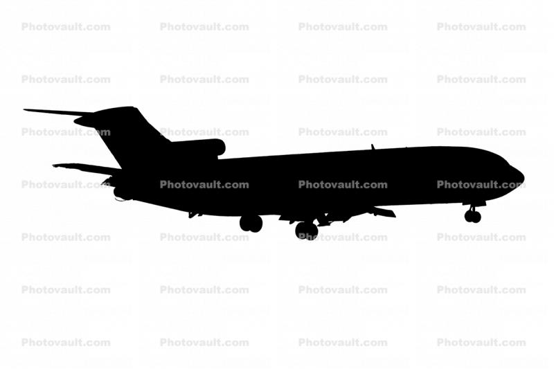 Boeing 727-231 silhouette, object