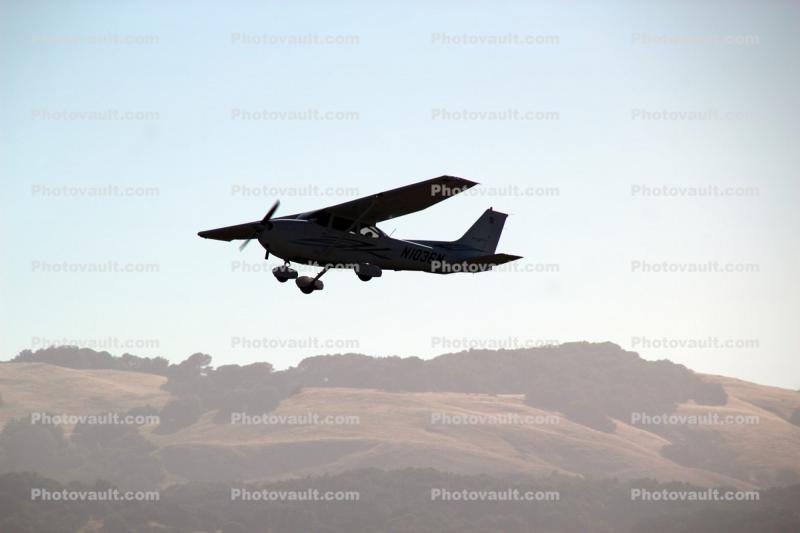 N1036M airborne, flying, flight