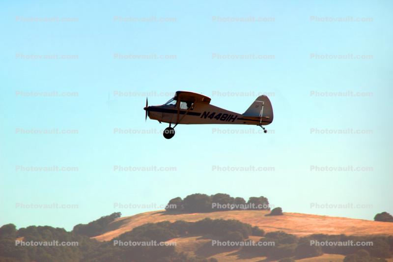 N4481H, Piper PA-15, Flight, Flying, Airborne