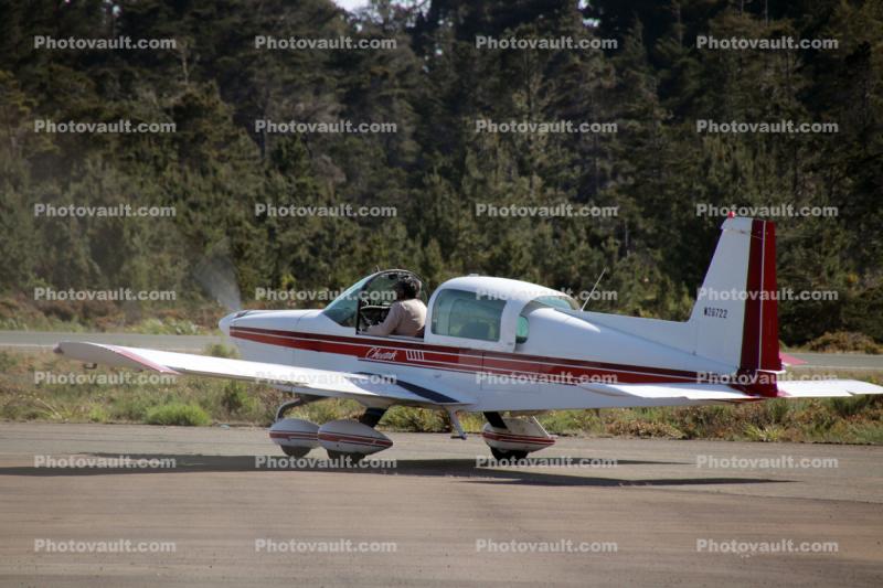 N26722, Cheeta, Gulfstream American Corp AA-5A, Little River Airport, LLR, Mendocino County