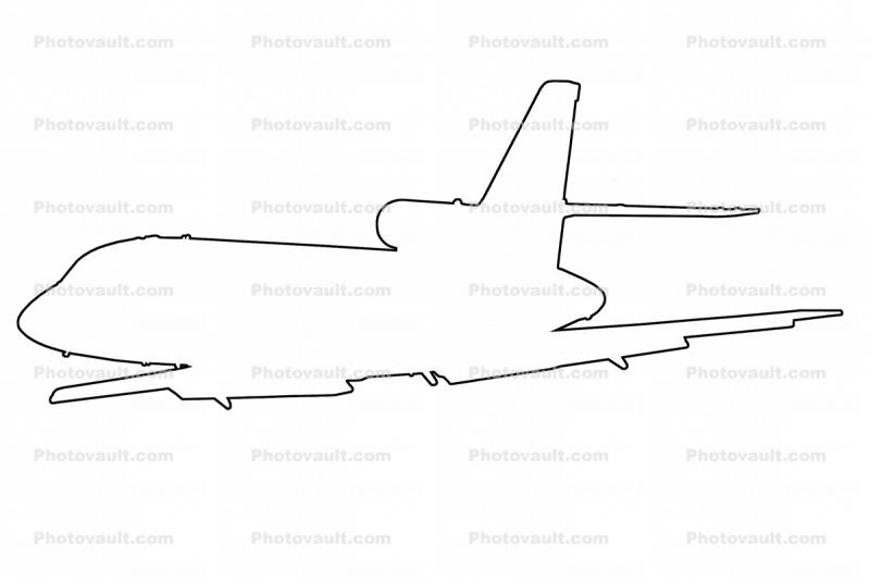 Dassault falcon 900 outline, line drawing, shape