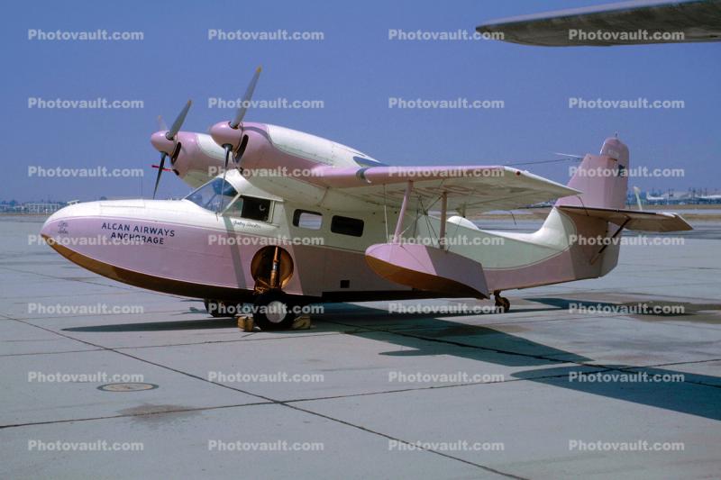 Alcan Airways, Anchorage, 1941 Grumman G-44 Widgeon, N37189, Little Lulu, Gentry Shuster, 1940s