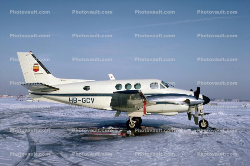 HB-GCV, Beech A90 King Air, PT6A, milestone of flight