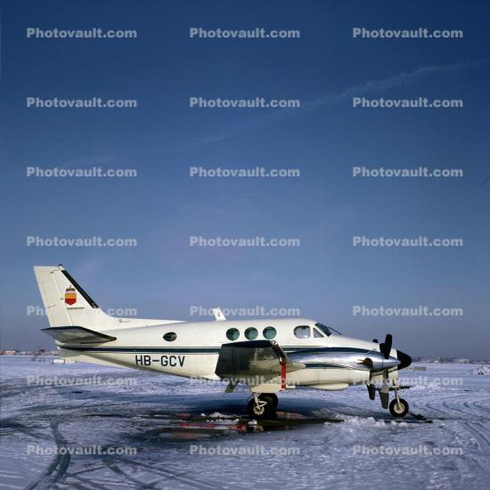 HB-GCV, Beech A90 King Air, PT6A