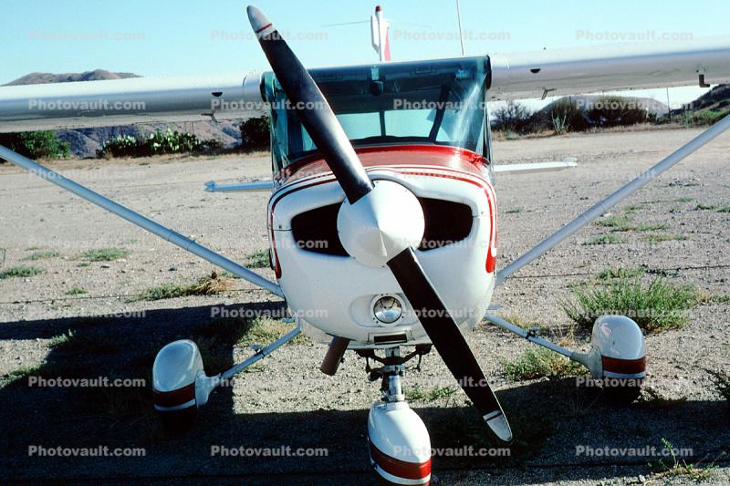 N757QH, Cessna 152, Head-on