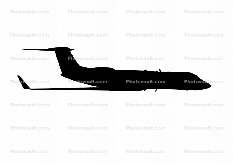 N740BA, Gulfstream Aerospace G-V silhouette, G5, shape, logo