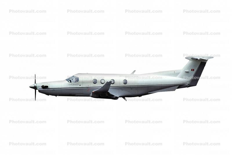 Pilatus Flugzeugwerke Ag PC-12, N82HR, Prop Jet, P&W Canada PT6A-67B , photo-object, object, cut-out, cutout, PT6A