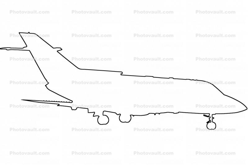 N626CG, British Aerospace BAE 125 series 800A, Outline, line drawing, shape
