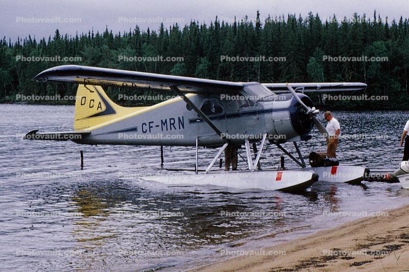 CF-MRN, OCA, Ontario Central Airlines, Setting Net Lake, July 1970