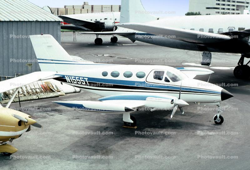 N1555T, Cessna 414, 1978, 1970s