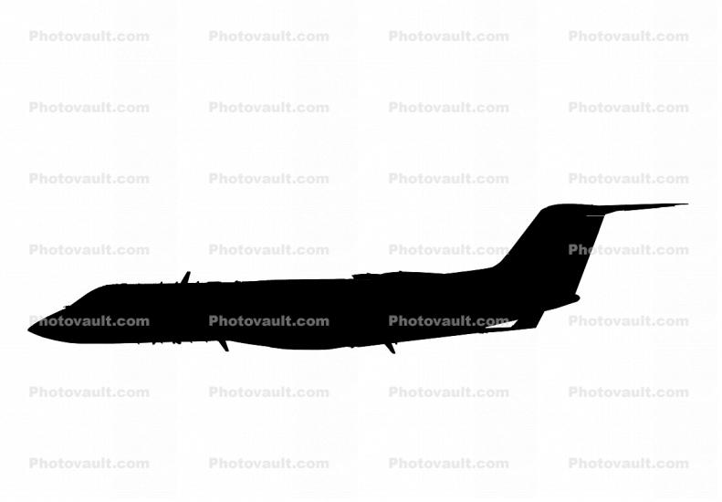 Gulfstream Aerospace GIV-X (G450) silhouette, logo, shape