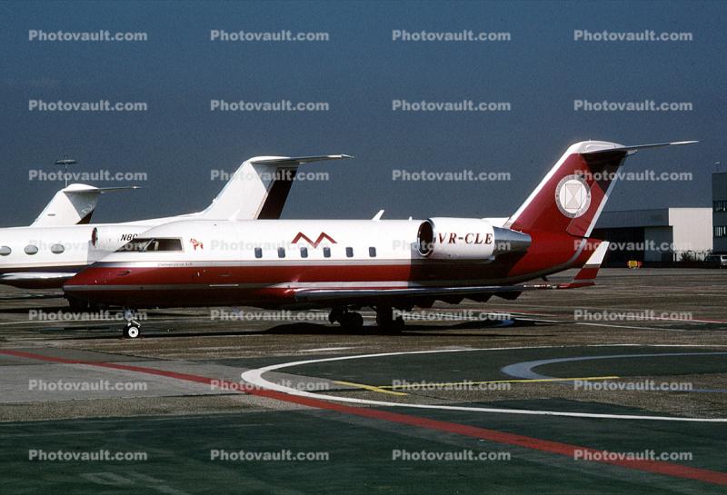 VR-CLE, Canadair Challenger 601 (CL-600-2A12), Amsterdam Schiphol Airport