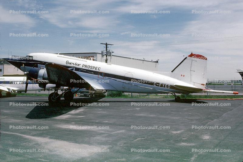 C-FYED, Questor Prospec, DC-3C-S1C3G, Douglas R4D-1, Questor Surveys Ltd