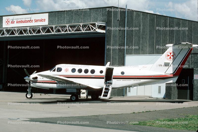 VH-AMB, Beech Super King Air 200C, Air Ambulance Service