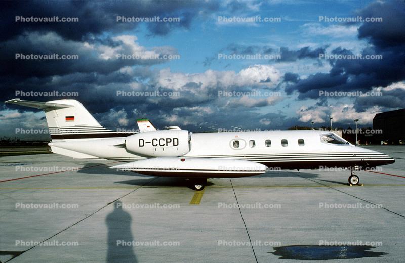 D-CCPD, Learjet-36, Minitrans GmbH, Germany, clouds