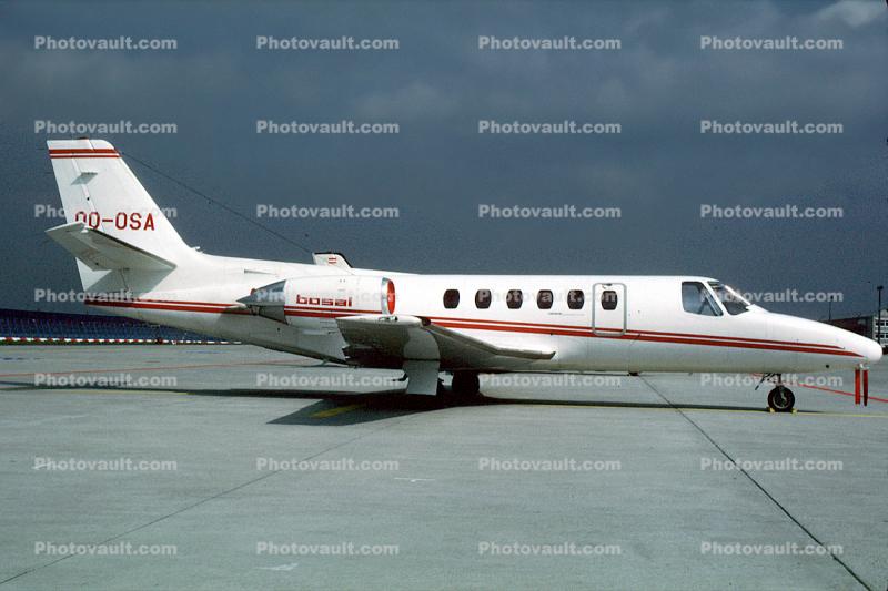 OO-OSA, 1987 Cessna S550 Citation IIS, 1980s