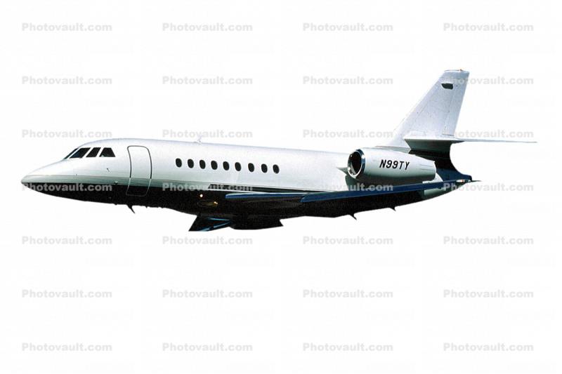 Dassault Falcon 2000, N99TY, photo-object, object, cut-out, cutout